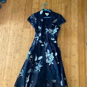 Talbot’s floral design dress short sleeve size 6